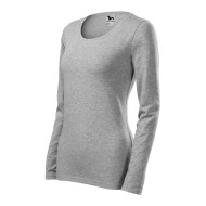 Tee-shirt femme Slim 139 - gris chiné foncé