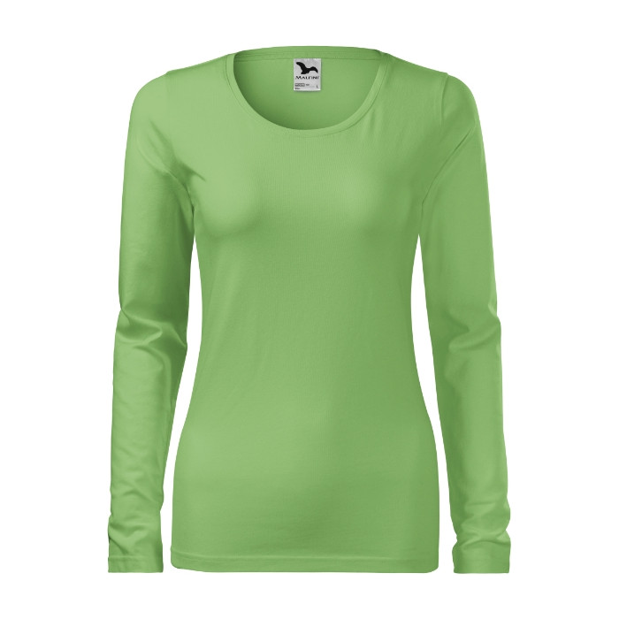 Tee-shirt femme Slim 139 - vert herbe