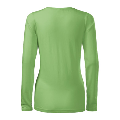 Tee-shirt femme Slim 139 - vert herbe