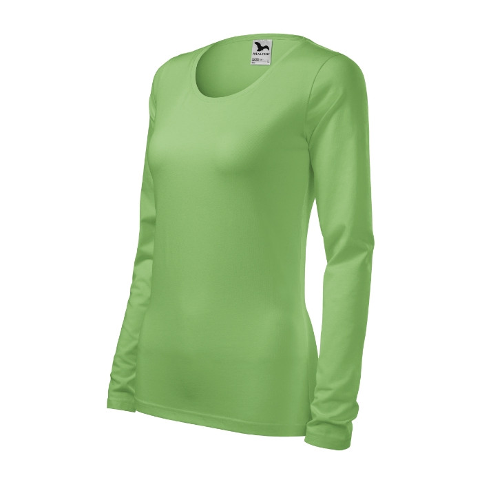 Tee-shirt femme Slim 139 - vert herbe