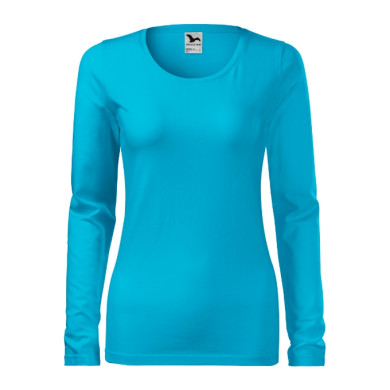 Tee-shirt femme Slim 139 - turquoise