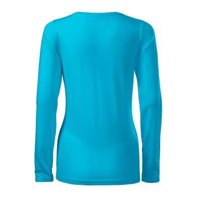 Tee-shirt femme Slim 139 - turquoise