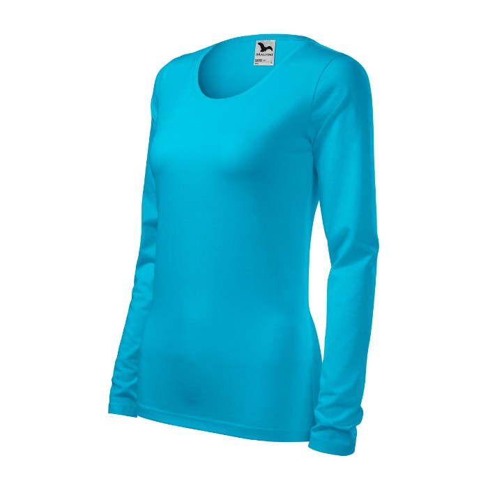 Tee-shirt femme Slim 139 - turquoise