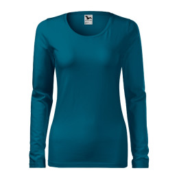 Tee-shirt femme Slim 139 - bleu pétrole