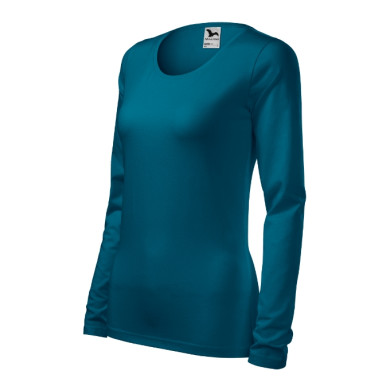 Tee-shirt femme Slim 139 - bleu pétrole