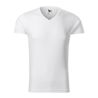Tee-shirt homme Slim Fit V-neck 146 - blanc