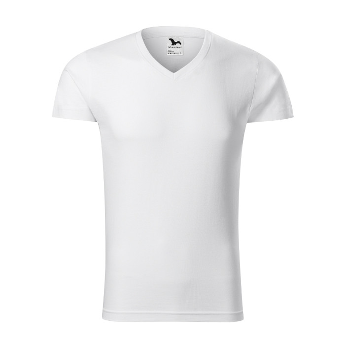 Tee-shirt homme Slim Fit V-neck 146 - blanc