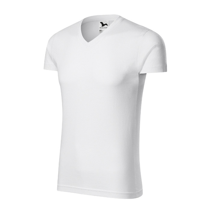 Tee-shirt homme Slim Fit V-neck 146 - blanc