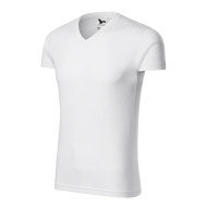 Tee-shirt homme Slim Fit V-neck 146 - blanc