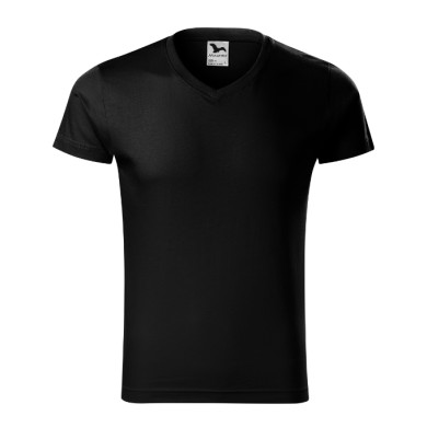 Tee-shirt homme Slim Fit V-neck 146 - noir