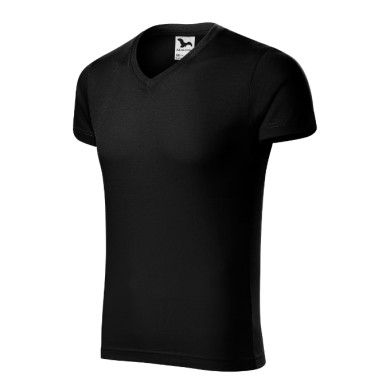 Tee-shirt homme Slim Fit V-neck 146 - noir