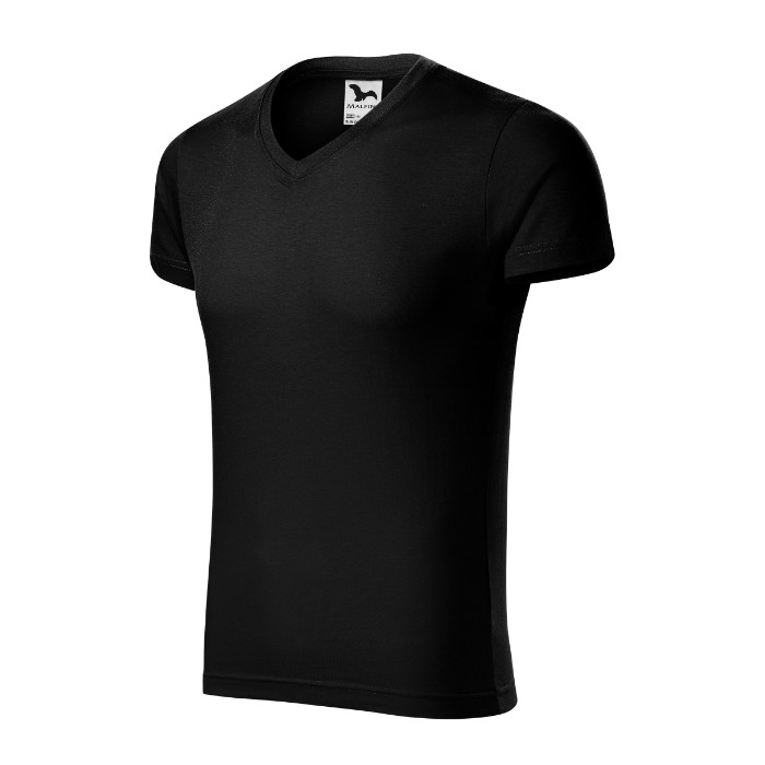 Tee-shirt homme Slim Fit V-neck 146 - noir