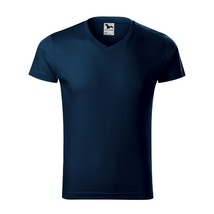 Tee-shirt homme Slim Fit V-neck 146 - bleu marine