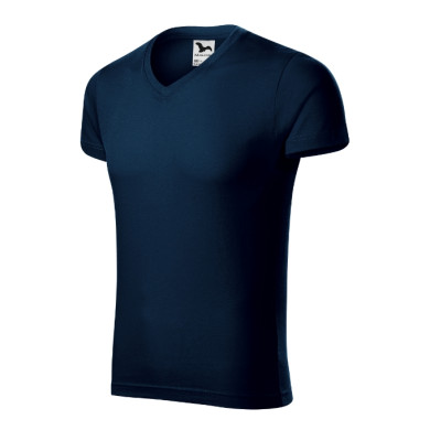 Tee-shirt homme Slim Fit V-neck 146 - bleu marine