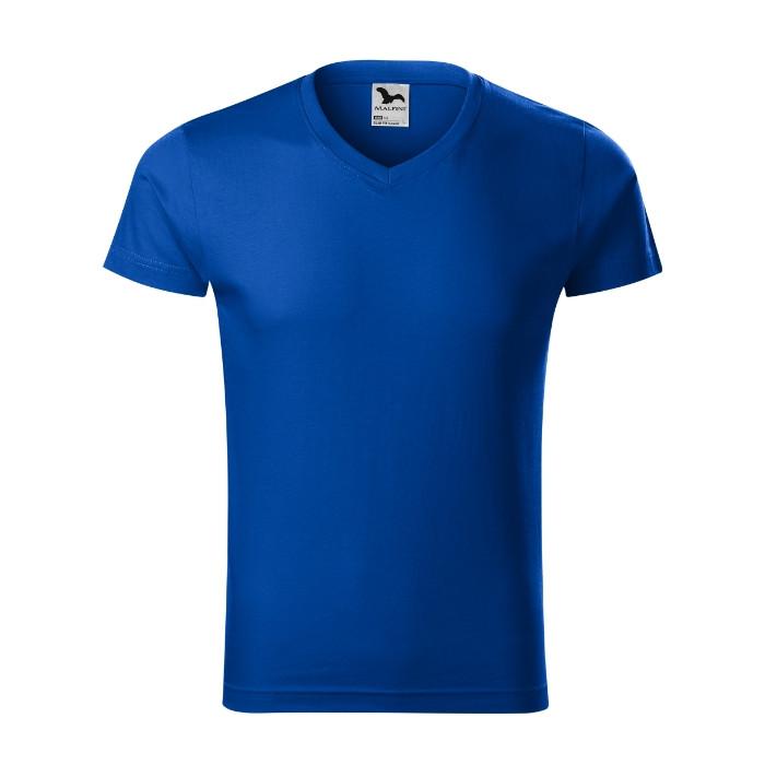 Tee-shirt homme Slim Fit V-neck 146 - bleu royal