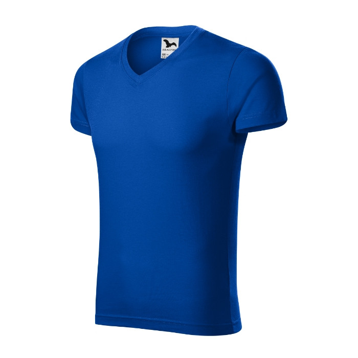 Tee-shirt homme Slim Fit V-neck 146 - bleu royal