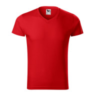 Tee-shirt homme Slim Fit V-neck 146 - rouge