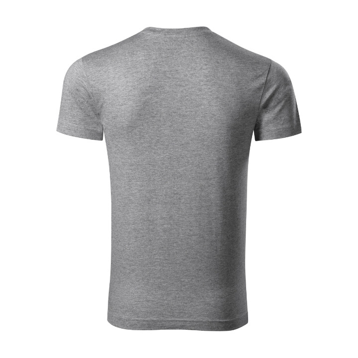 Tee-shirt homme Slim Fit V-neck 146 - gris chiné foncé