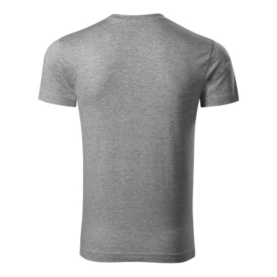 Tee-shirt homme Slim Fit V-neck 146 - gris chiné foncé