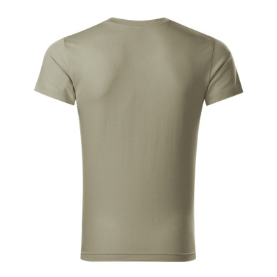 Tee-shirt homme Slim Fit V-neck 146 - kaki clair
