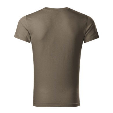 Tee-shirt homme Slim Fit V-neck 146 - army