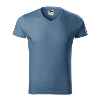 Tee-shirt homme Slim Fit V-neck 146 - denim