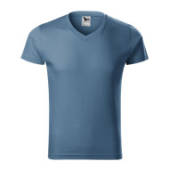 Tee-shirt homme Slim Fit V-neck 146 - denim
