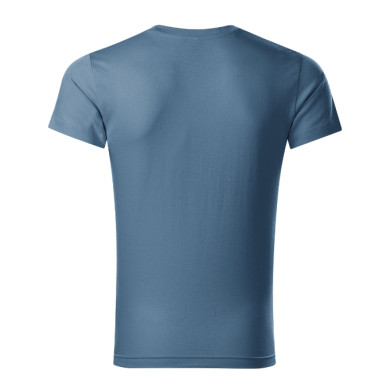Tee-shirt homme Slim Fit V-neck 146 - denim