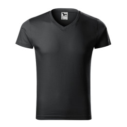 Tee-shirt homme Slim Fit V-neck 146 - ebony gray