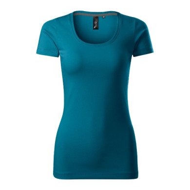 Tee-shirt femme Action 152 - bleu pétrole