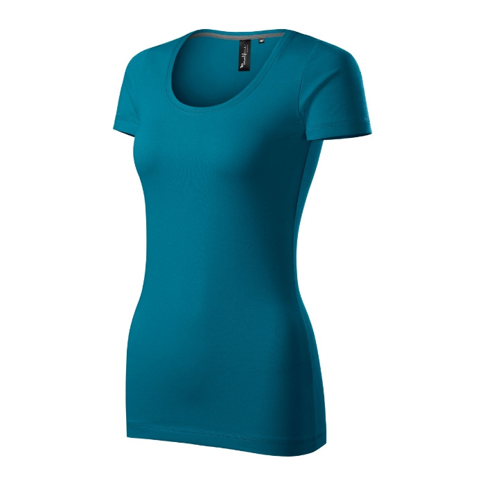 Tee-shirt femme Action 152 - bleu pétrole