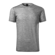 Tee-shirt homme Merino Rise 157 - gris chiné foncé