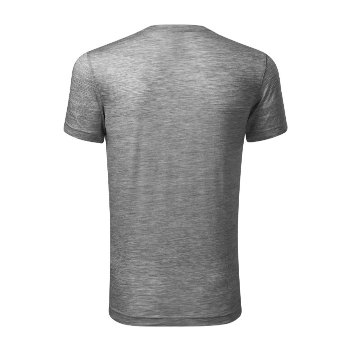 Tee-shirt homme Merino Rise 157 - gris chiné foncé