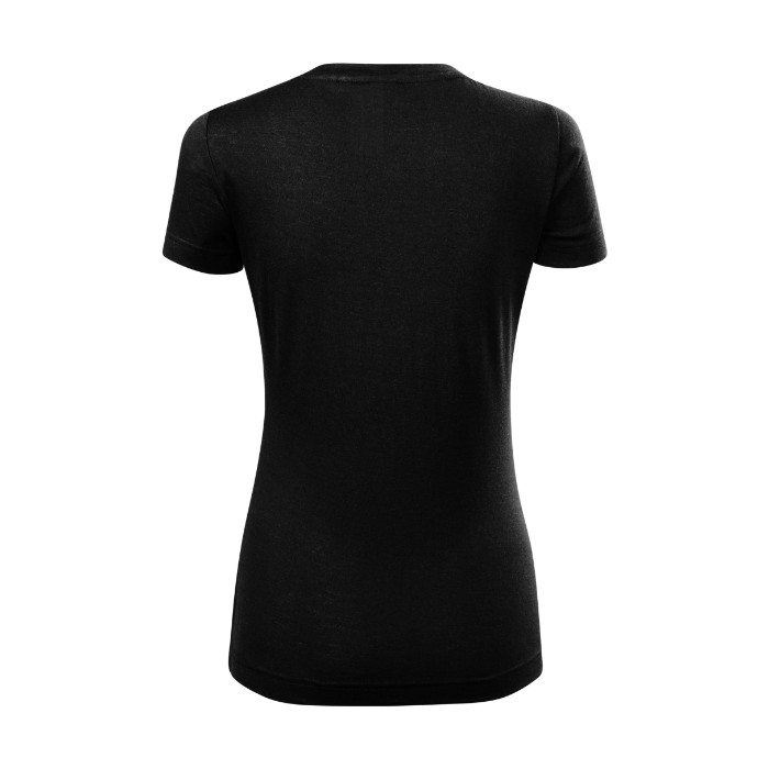 Tee-shirt femme Merino Rise 158 - noir
