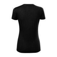 Tee-shirt femme Merino Rise 158 - noir