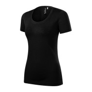 Tee-shirt femme Merino Rise 158 - noir