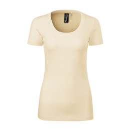 Tee-shirt femme Merino Rise 158 - amande