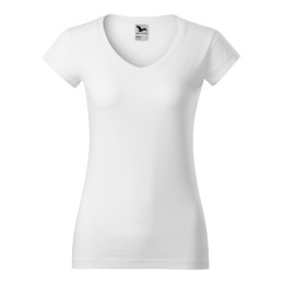 Tee-shirt femme Fit V-neck 162 - blanc