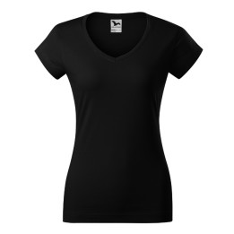 Tee-shirt femme Fit V-neck 162 - noir