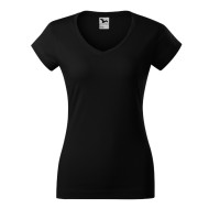 Tee-shirt femme Fit V-neck 162 - noir