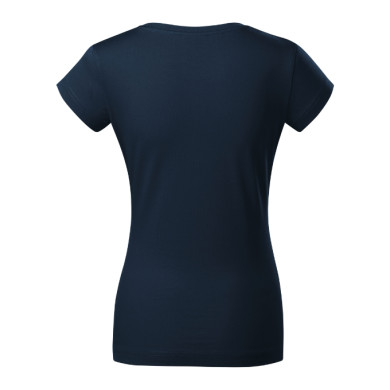 Tee-shirt femme Fit V-neck 162 - bleu marine