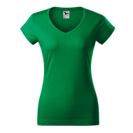 Tee-shirt femme Fit V-neck 162 - vert moyen