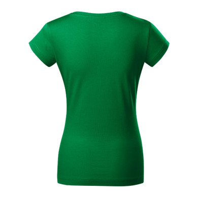 Tee-shirt femme Fit V-neck 162 - vert moyen