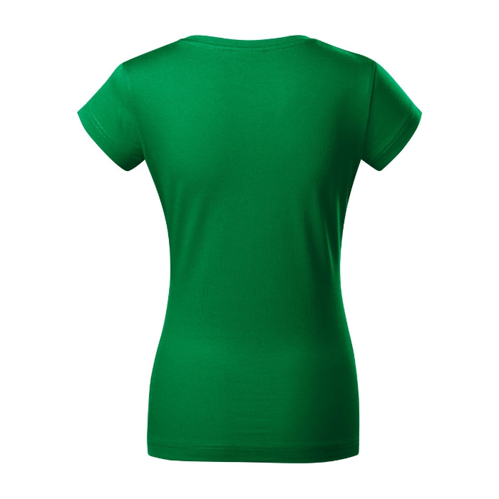 Tee-shirt femme Fit V-neck 162 - vert moyen