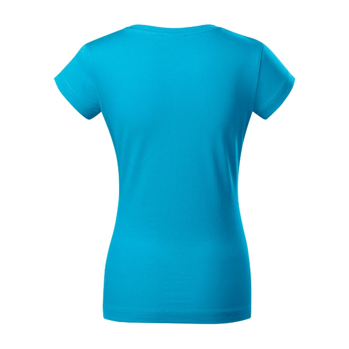 Tee-shirt femme Fit V-neck 162 - turquoise