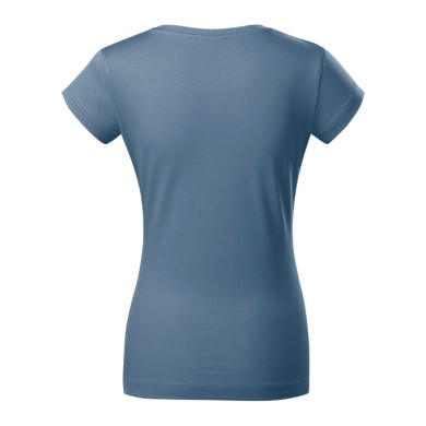 Tee-shirt femme Fit V-neck 162 - denim