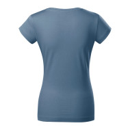 Tee-shirt femme Fit V-neck 162 - denim