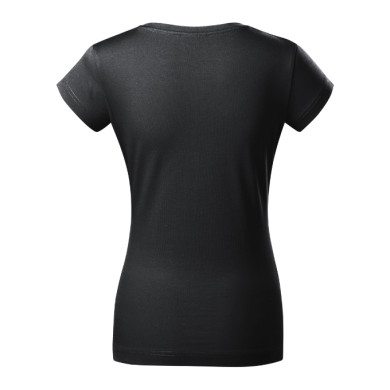 Tee-shirt femme Fit V-neck 162 - ebony gray