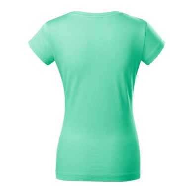 Tee-shirt femme Fit V-neck 162 - vert menthe