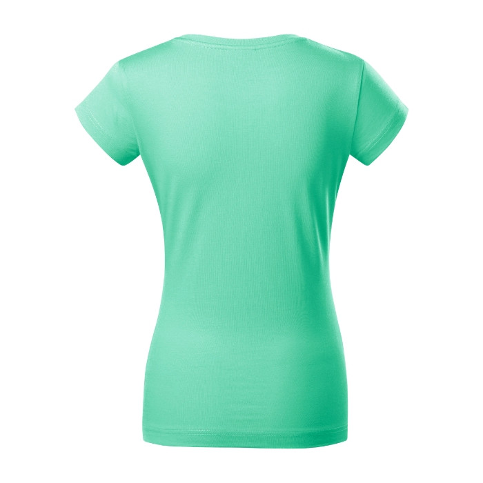 Tee-shirt femme Fit V-neck 162 - vert menthe